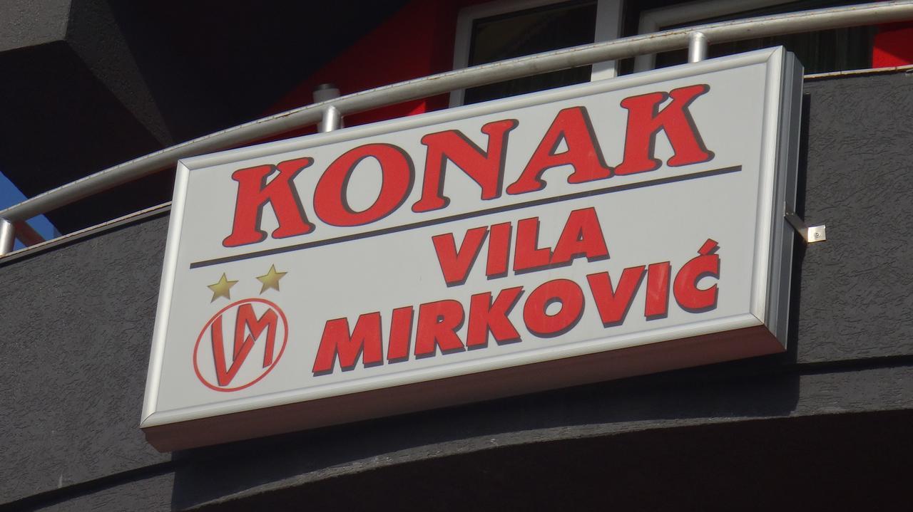 Konak Vila Mirkovic Hotell Soko Banja Exteriör bild